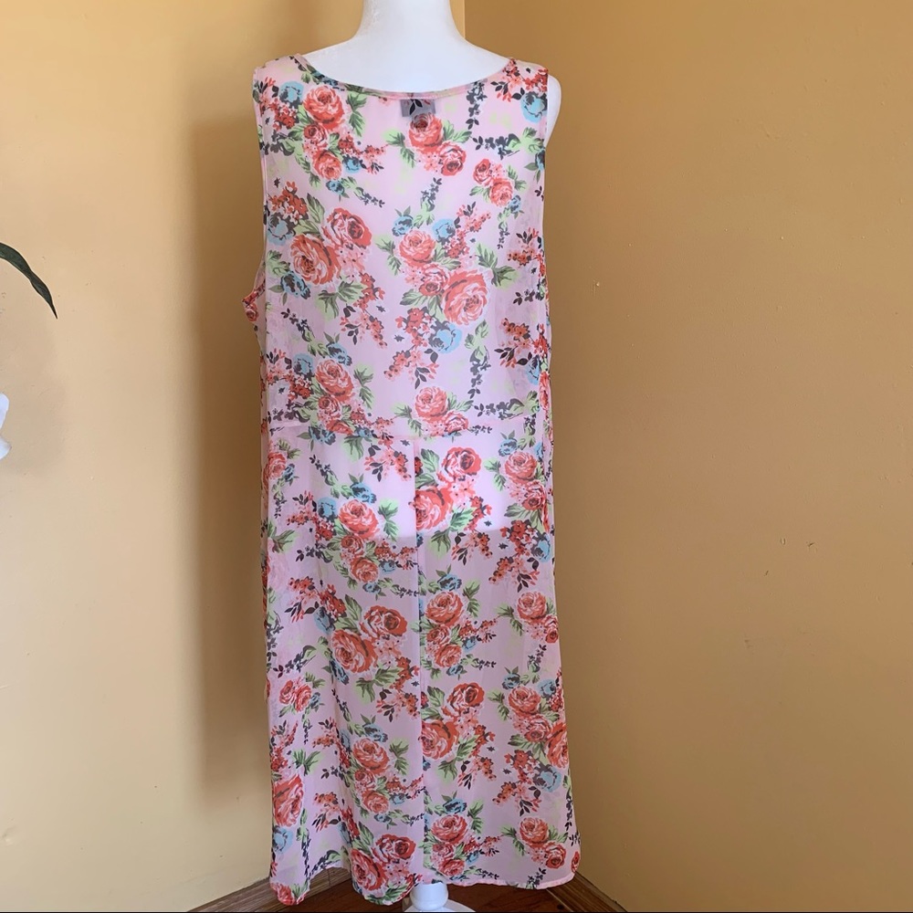 Torrid Duster Summer Spring Button Down Floral Ch… - image 5